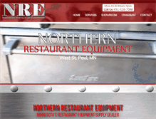 Tablet Screenshot of northernrestaurantequipment.com